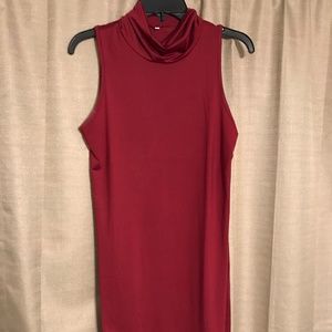 Crimson Shift Dress